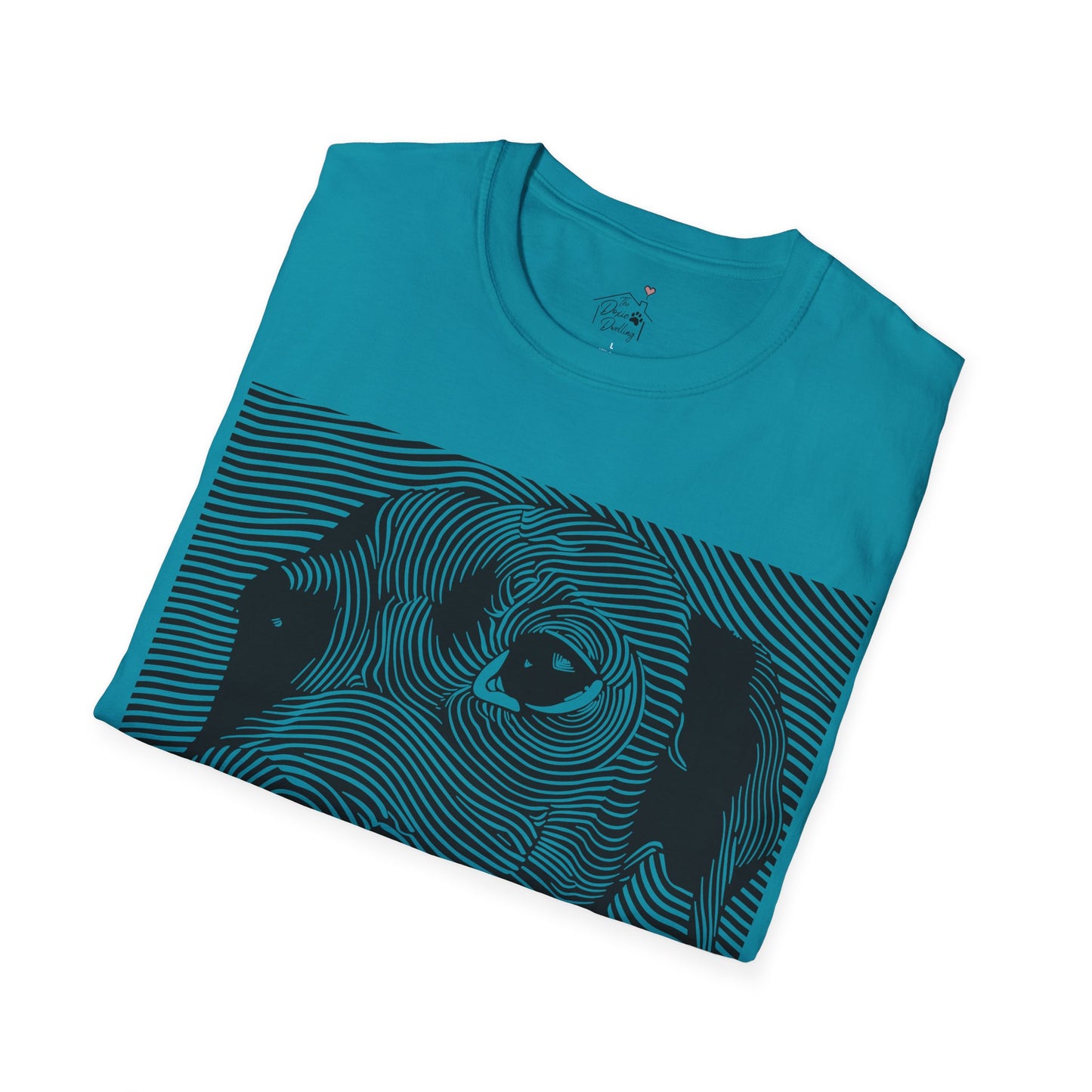 "Maze" Smooth-Haired Dachshund Unisex Softstyle T-Shirt