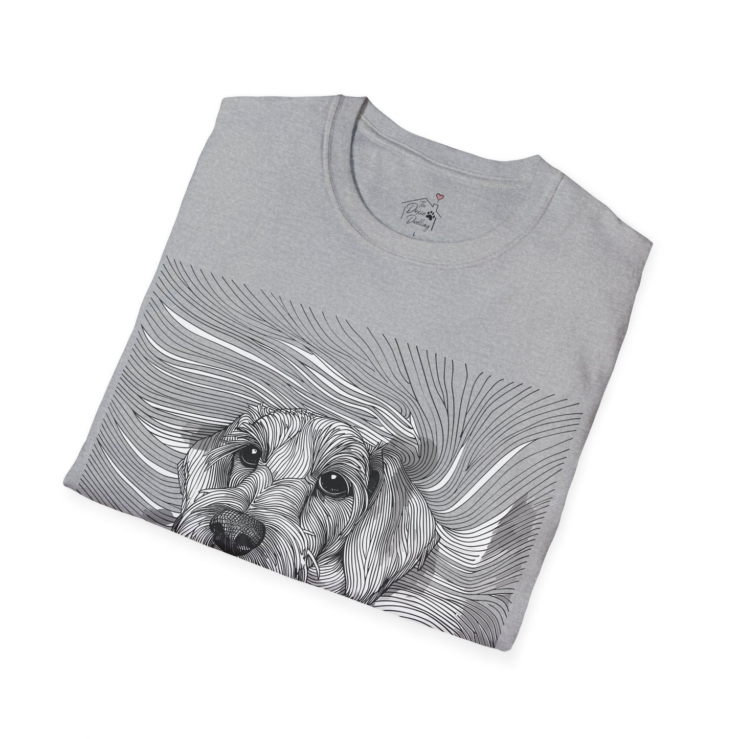 "Wired Joy" Wire-Haired Dachshund Unisex Softstyle T-Shirt