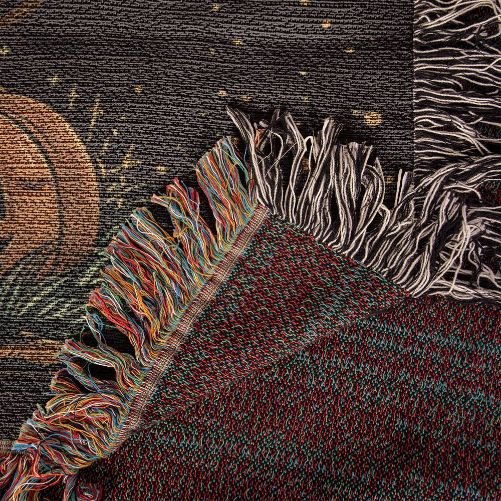 "Howl-O-Ween" Wire-Haired Dachshund Halloween Inspired Woven Blanket