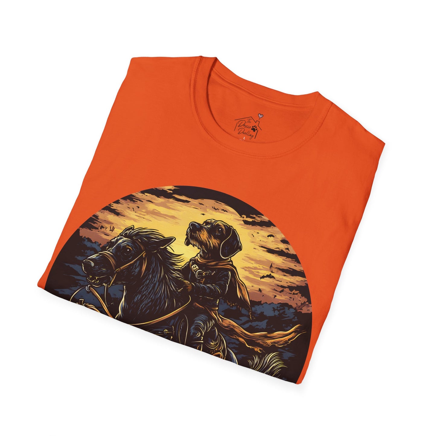 "Wired Hollow" Wire-Haired Dachshund Halloween Unisex Softstyle T-Shirt