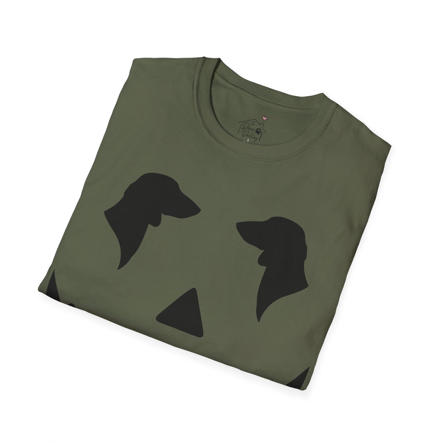 "Smooth Black Jack" Smooth-Haired Dachshund Halloween Unisex Softstyle T-Shirt