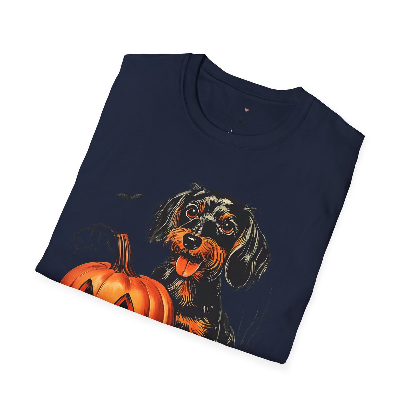 "Sweetie" Wire-Haired Dachshund Halloween Unisex Softstyle T-Shirt