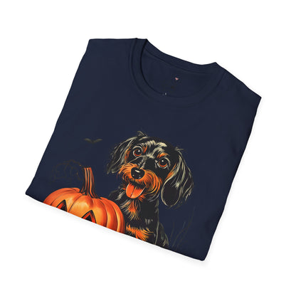 "Sweetie" Wire-Haired Dachshund Halloween Unisex Softstyle T-Shirt