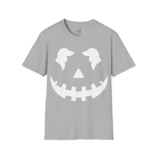 "Long White Jack" Long-Haired Dachshund Halloween Unisex Softstyle T-Shirt