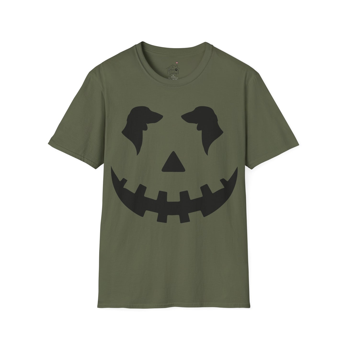 "Smooth Black Jack" Smooth-Haired Dachshund Halloween Unisex Softstyle T-Shirt
