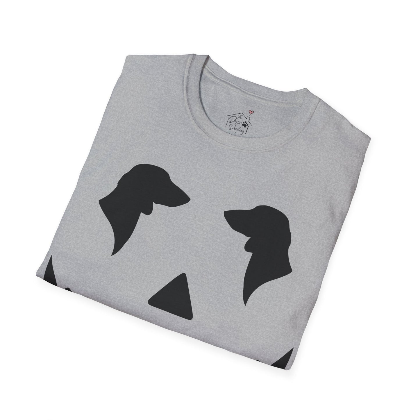 "Smooth Black Jack" Smooth-Haired Dachshund Halloween Unisex Softstyle T-Shirt