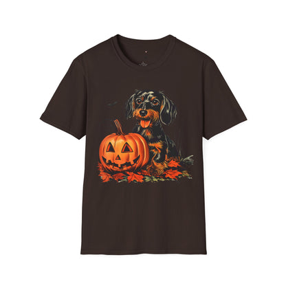 "Sweetie" Wire-Haired Dachshund Halloween Unisex Softstyle T-Shirt