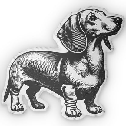 #5 Classic™ Tan Smooth-Haired Dachshund Custom-Shaped Pillow