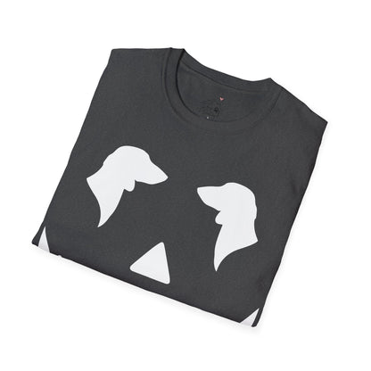 "Smooth White Jack" Smooth-Haired Dachshund Halloween Unisex Softstyle T-Shirt