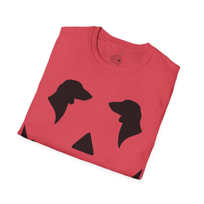 "Smooth Black Jack" Smooth-Haired Dachshund Halloween Unisex Softstyle T-Shirt
