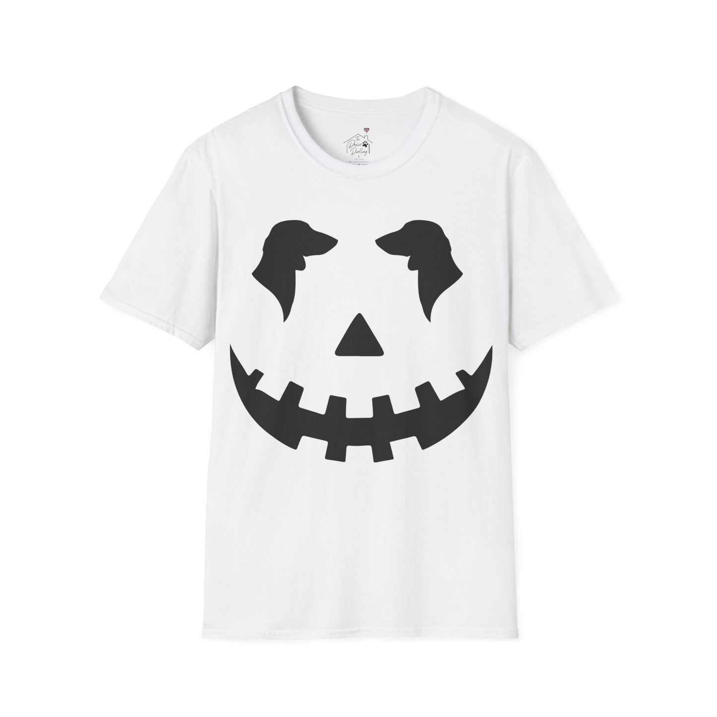"Smooth Black Jack" Smooth-Haired Dachshund Halloween Unisex Softstyle T-Shirt