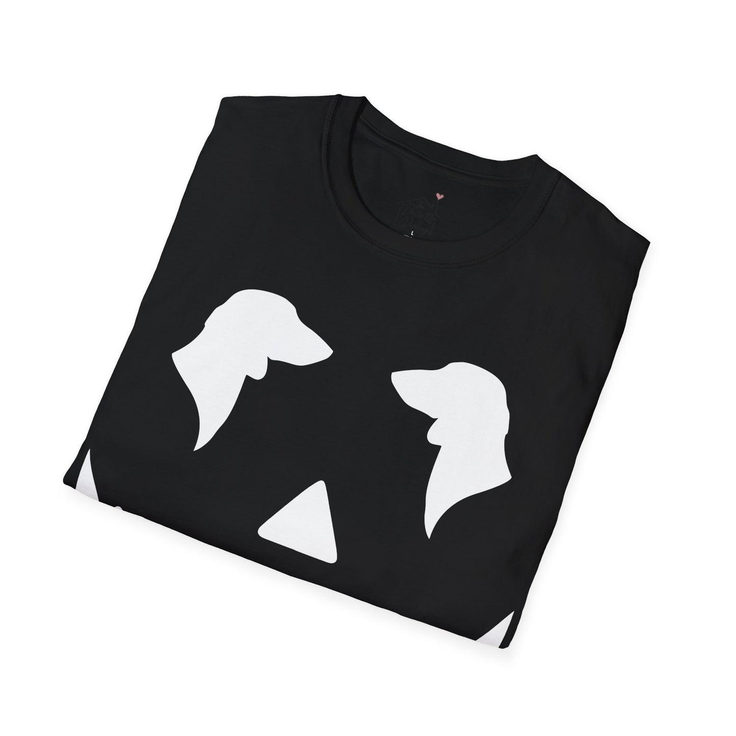 "Smooth White Jack" Smooth-Haired Dachshund Halloween Unisex Softstyle T-Shirt