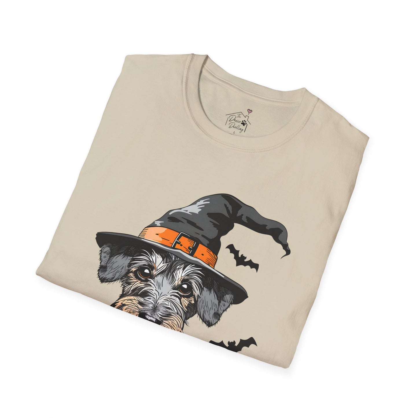 "Pumpkin Pie" Wire-Haired Dachshund Halloween Unisex Softstyle T-Shirt