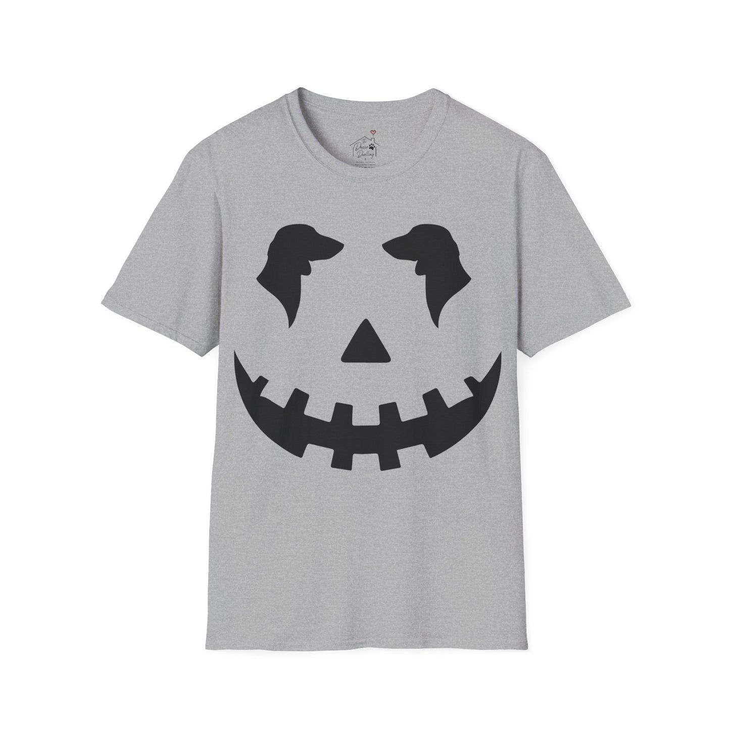 "Smooth Black Jack" Smooth-Haired Dachshund Halloween Unisex Softstyle T-Shirt