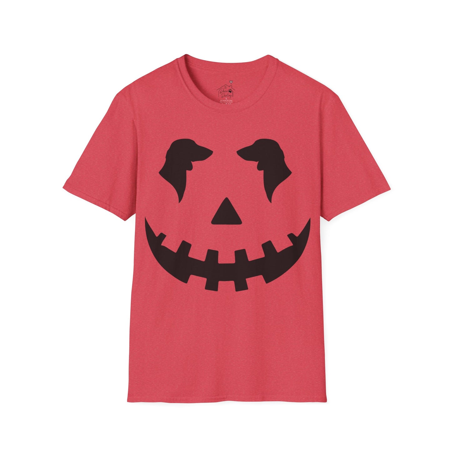 "Smooth Black Jack" Smooth-Haired Dachshund Halloween Unisex Softstyle T-Shirt
