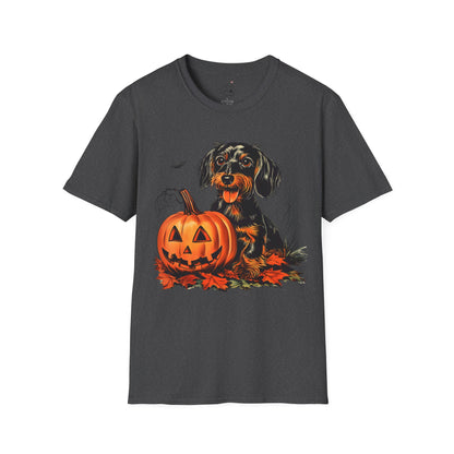 "Sweetie" Wire-Haired Dachshund Halloween Unisex Softstyle T-Shirt