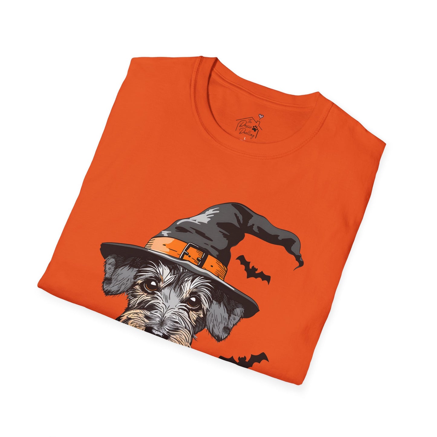 "Pumpkin Pie" Wire-Haired Dachshund Halloween Unisex Softstyle T-Shirt