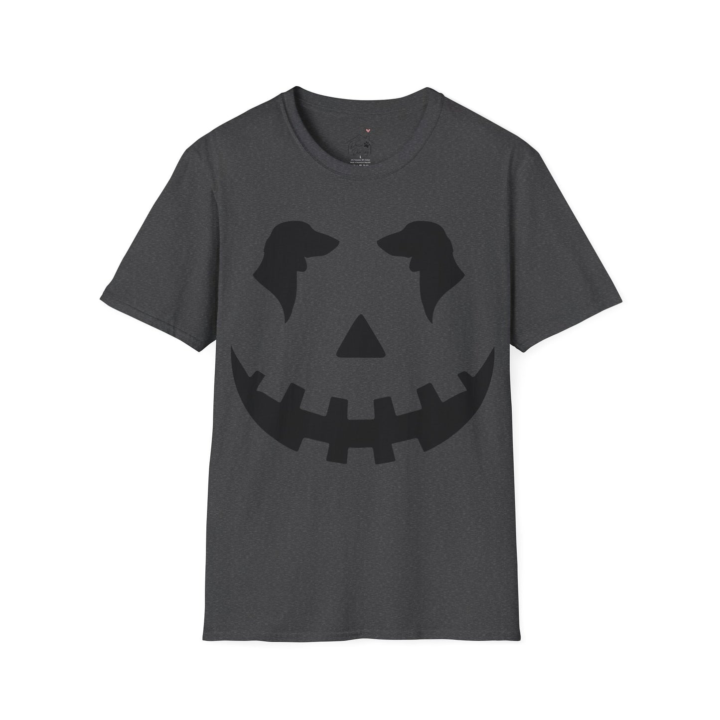 "Smooth Black Jack" Smooth-Haired Dachshund Halloween Unisex Softstyle T-Shirt