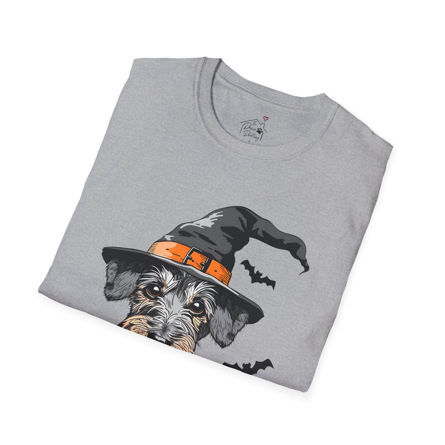 "Pumpkin Pie" Wire-Haired Dachshund Halloween Unisex Softstyle T-Shirt