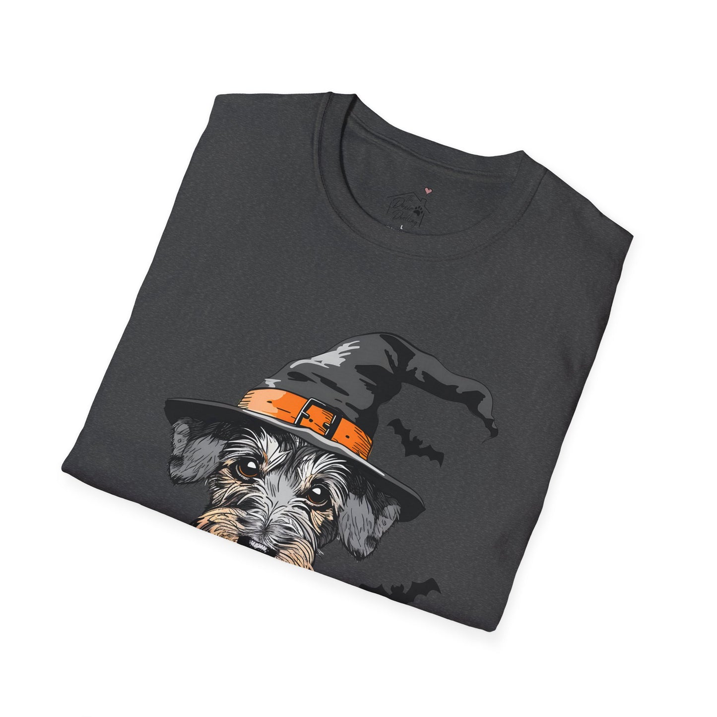 "Pumpkin Pie" Wire-Haired Dachshund Halloween Unisex Softstyle T-Shirt