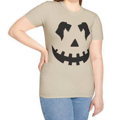 "Wire Black Jack" Wire-Haired Dachshund Halloween Unisex Softstyle T-Shirt