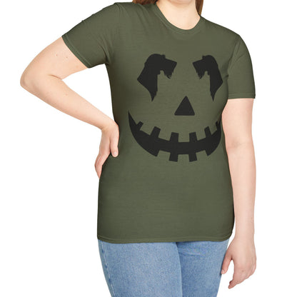 "Wire Black Jack" Wire-Haired Dachshund Halloween Unisex Softstyle T-Shirt