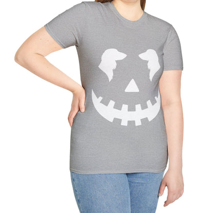 "Long White Jack" Long-Haired Dachshund Halloween Unisex Softstyle T-Shirt