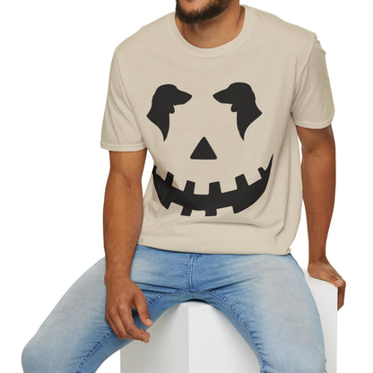 "Smooth Black Jack" Smooth-Haired Dachshund Halloween Unisex Softstyle T-Shirt
