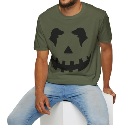 "Smooth Black Jack" Smooth-Haired Dachshund Halloween Unisex Softstyle T-Shirt