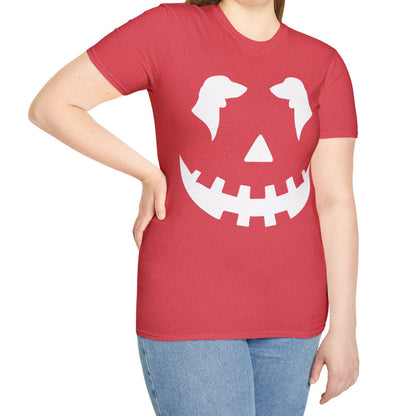 "Smooth White Jack" Smooth-Haired Dachshund Halloween Unisex Softstyle T-Shirt