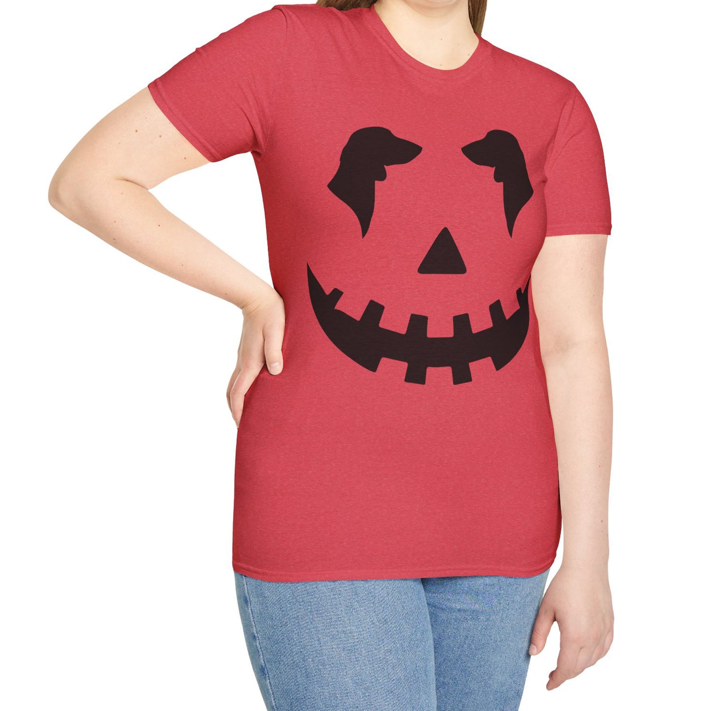"Smooth Black Jack" Smooth-Haired Dachshund Halloween Unisex Softstyle T-Shirt
