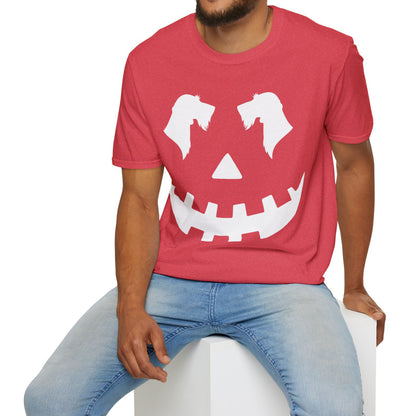 "Wire White Jack" Wire-Haired Dachshund Halloween Unisex Softstyle T-Shirt