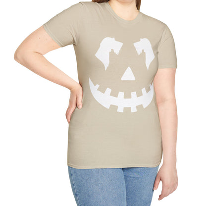 "Wire White Jack" Wire-Haired Dachshund Halloween Unisex Softstyle T-Shirt