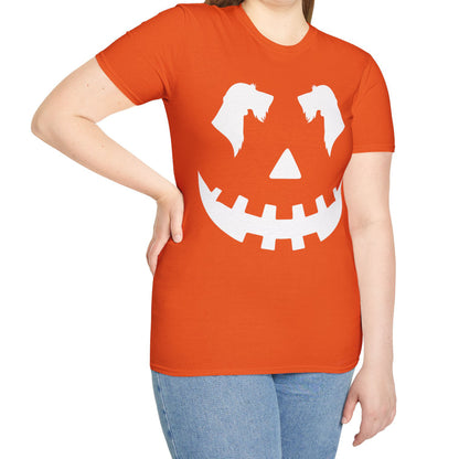 "Wire White Jack" Wire-Haired Dachshund Halloween Unisex Softstyle T-Shirt