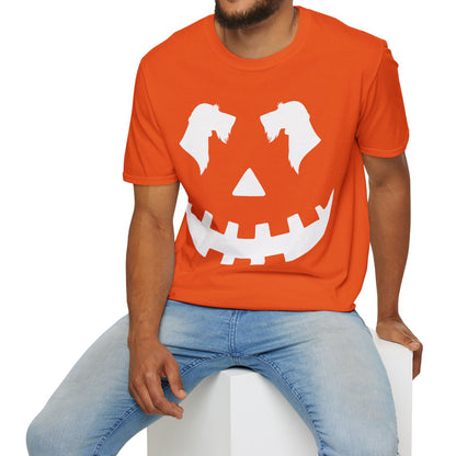 "Wire White Jack" Wire-Haired Dachshund Halloween Unisex Softstyle T-Shirt