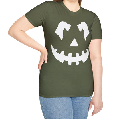 "Wire White Jack" Wire-Haired Dachshund Halloween Unisex Softstyle T-Shirt