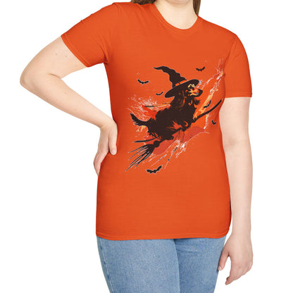 "Witch Better Have My Doxie" Long-Haired Dachshund Halloween Unisex Softstyle T-Shirt
